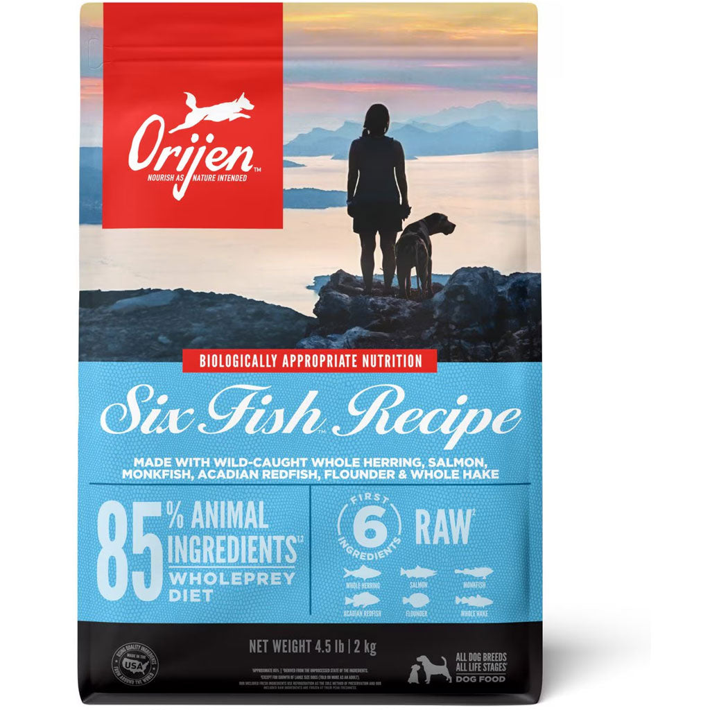 Orijen Six Fish Grain-Free High-Protein Dry Dog Food