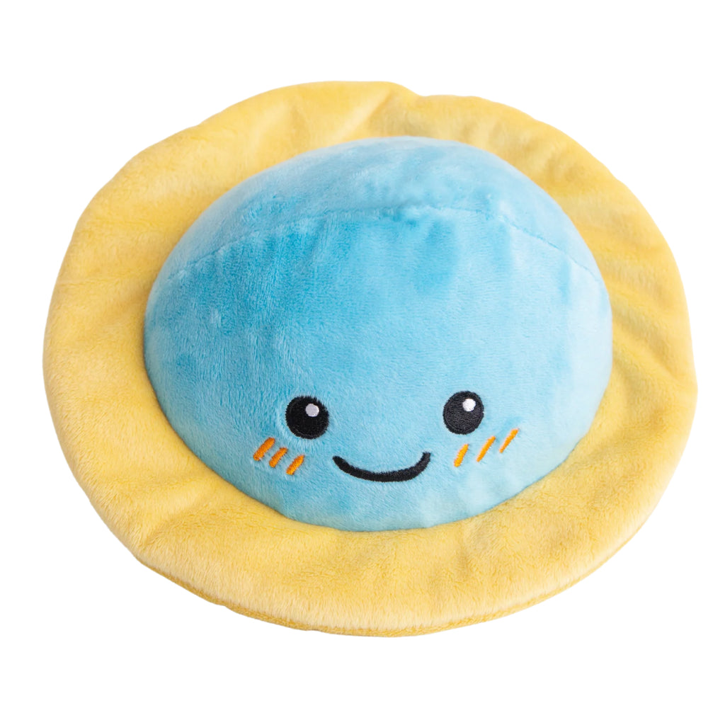 Snugaroo Soothing Saturn Dog Plush Toy - 2-in-1 Eco-Friendly Fun