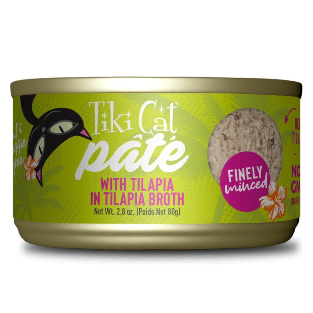 Tiki Cat Luau Tilapia Pate Grain-Free Wet Food For Cats