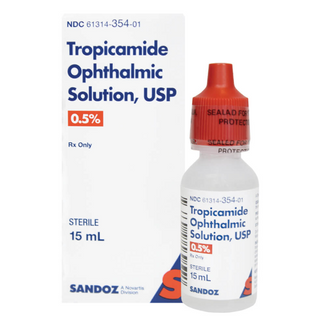 Tropicamide 0.5% Ophthalmic Solution 15 mL 