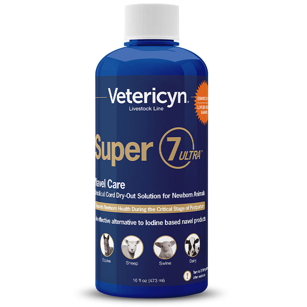 Super 7 Ultra Navel Care - Umbilical Care for Newborn Animals