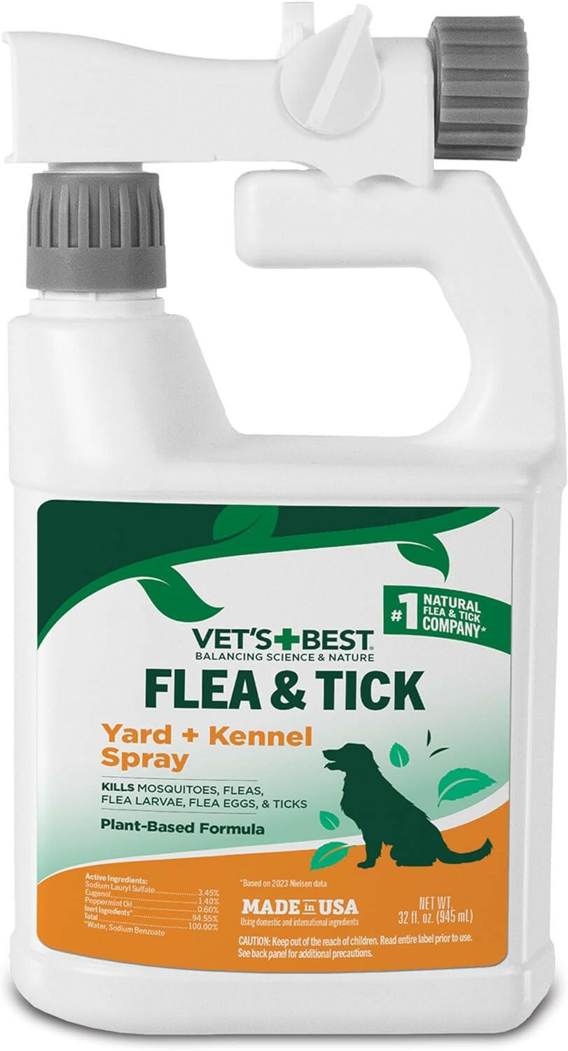 tick spray for garden Vet's Best Natural Flea & Tick Yard & Kennel Spray 32 oz