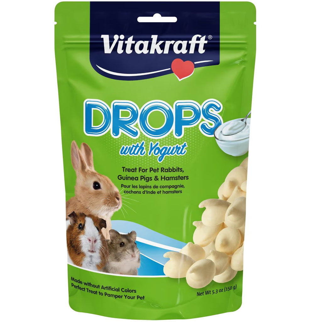 Vitakraft Drops with Yogurt Treats for Small Animals