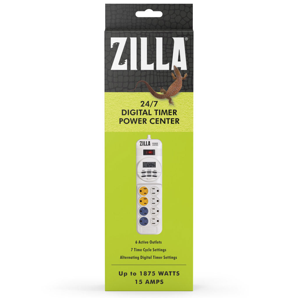Zilla Power Center – Digital Timer for Reptile Habitats