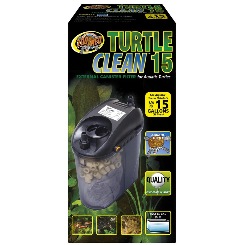 Zoo Med Turtle Clean 15 External Canister Filter for Tanks