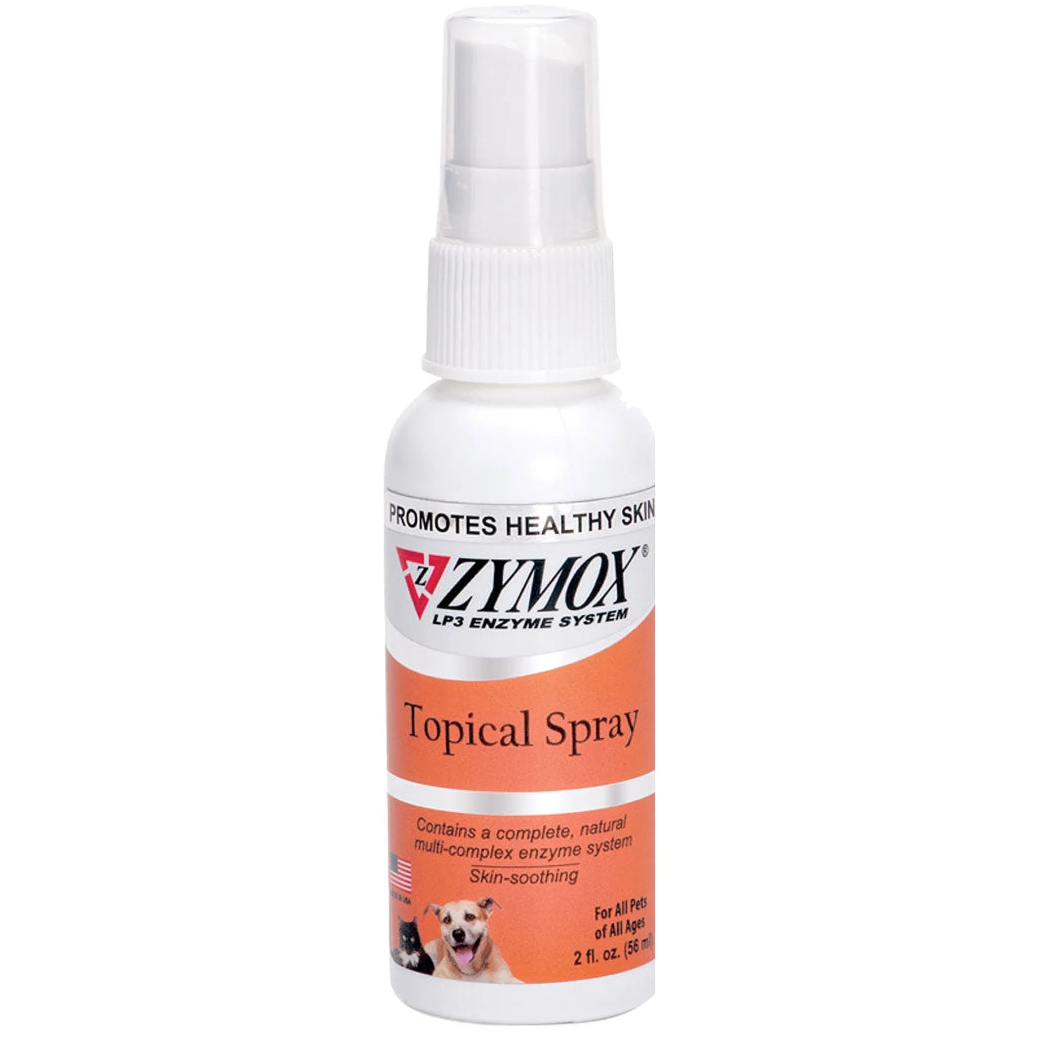 Zymox Hydrocortisone-Free Enzyme Topical Spray for Dogs & Cats