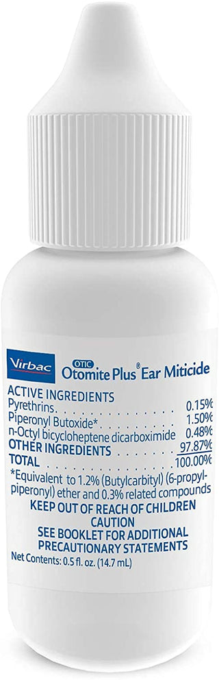 Otomite Plus Ear Mite Treatment (0.5 oz)