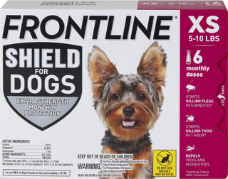 Frontline Shield for Extra Small Dogs (5-10 lbs)
