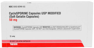 Cyclosporine modified 50mg (30 capsules)