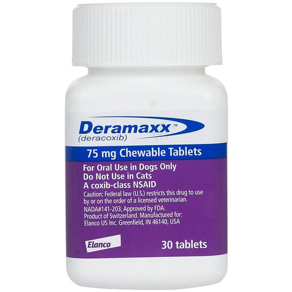 Deramaxx Chewable Tablets, 75mg