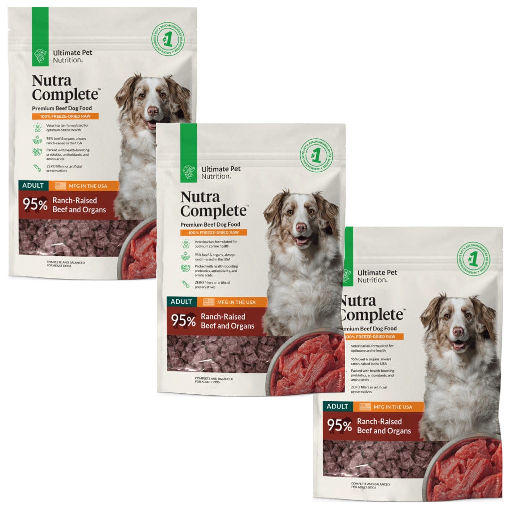 Ultimate Pet Nutrition Nutra Complete Premium Beef Freeze Dried Raw Do