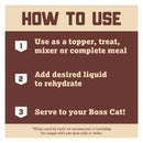 Boss Cat Complete & Balanced Freeze Dried Raw Diet for Cats Pork Recipe (9 oz)