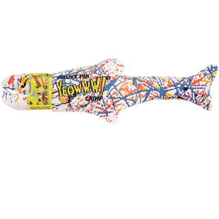 Yeowww Pollock Fish Catnip Toy MultiColor, 11", 1 count