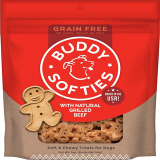 Buddy Biscuits Grain Free Chewy Dog Treats Grilled Beef (5 oz)