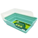 Oxbow Enriched Life Rectangle Litter Pan with Removable Shield For Small Animal