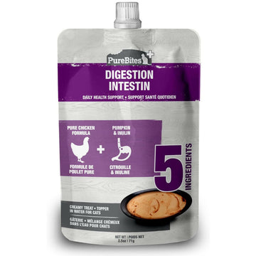 PureBites Plus Squeezables- Gut & Digestion  Food Topping For Cat (2.5 oz)