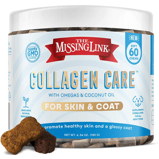 The Missing Link Collagen Care Skin & Coat Soft Chews For Dogs (60 count)