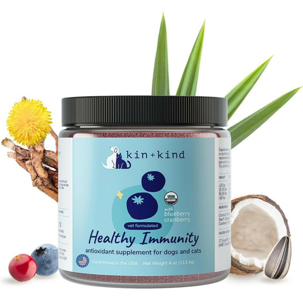 kin+kind Organic Berry Boost Urinary Tract Health Supplement For Dogs & Cats (4 oz)