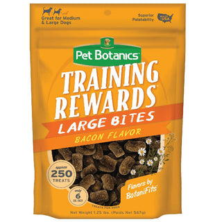 Pet Botanics Training Rewards Soft & Chewy Bacon Flavor Large Bites (1.25 lb)