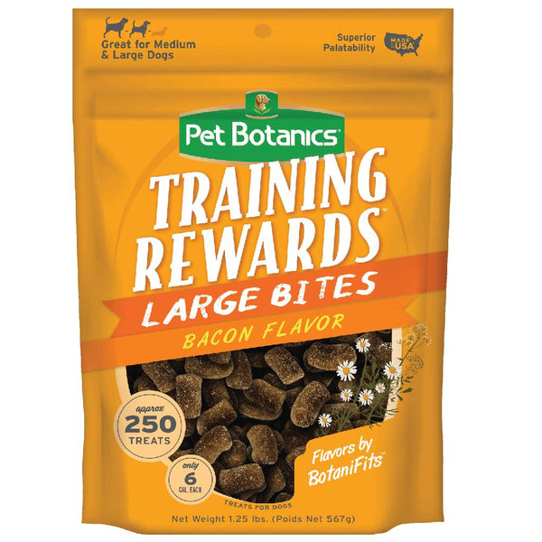 Pet Botanics Training Rewards Soft & Chewy Bacon Flavor Large Bites (1.25 lb)