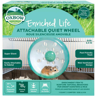 Oxbow Enriched Life Attachable Quiet Wheel Toy For Small Animal