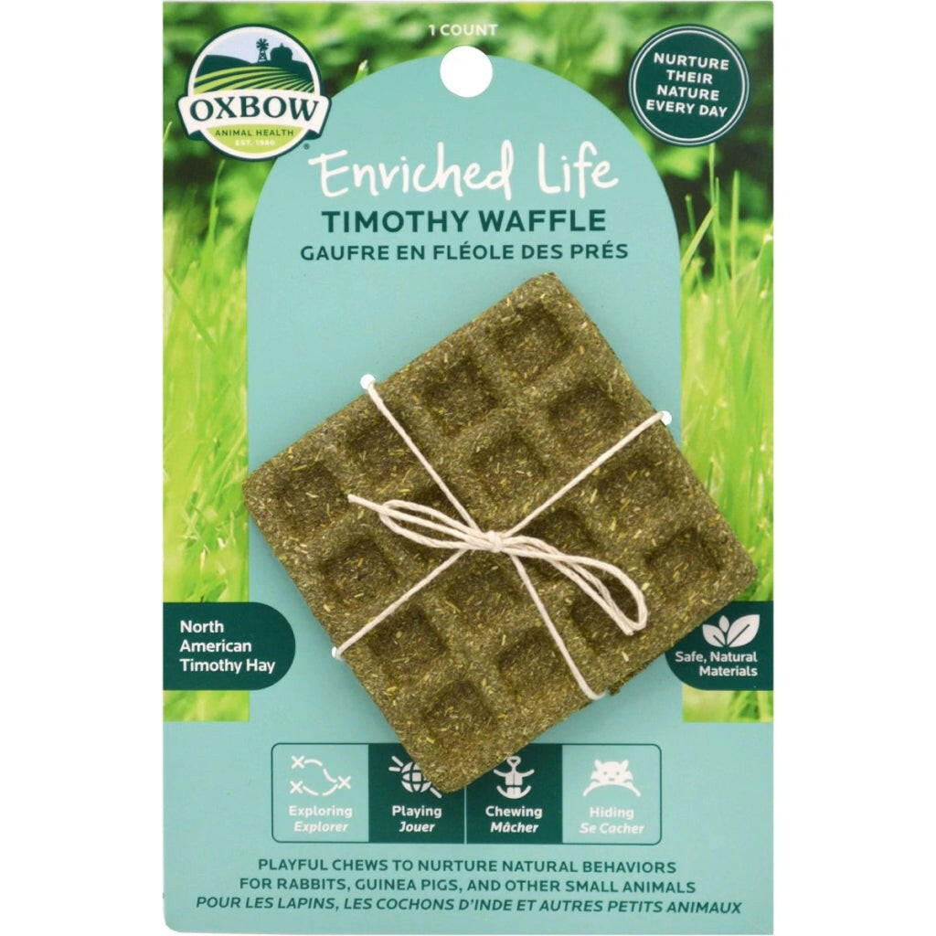 Oxbow Enriched Life Timothy Waffle Toy For Small Animal