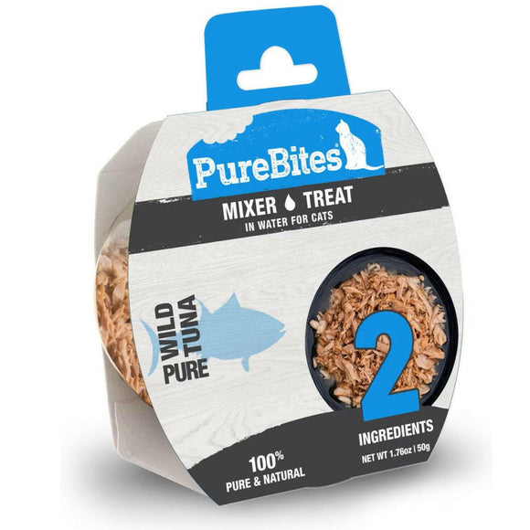 PureBites Mixers Wild Skipjack Tuna in Water Food Topping For Cat (1.76 oz)