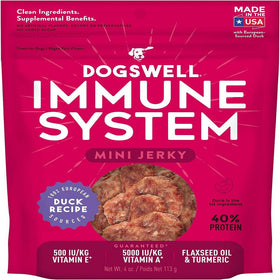 Dogswell Jerky Minis Immunity & Defense Grain-Free Duck Recipe For Dogs (4 oz)