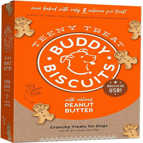 Buddy Biscuits Teeny Oven Baked Crunchy Dog Treats With Peanut Butter (8 oz)