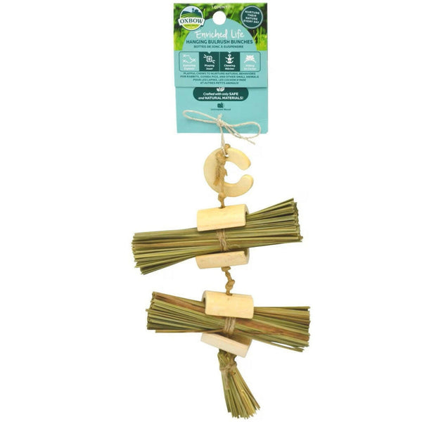 Oxbow Enriched Life Hanging Bulrush Bunches Toy For For Small Animal