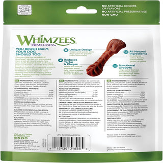 Whimzees Daily Use Pack Dental Treats For Dogs Small Brushzees (7.4 oz)
