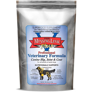 The Missing Link Professional Veterinary Formula Hip, Joint & Coat Superfood Supplement For Dog (1 lb)