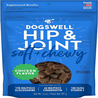 Dogswell Hip & Joint Soft & Chewy Chicken Flavored Treats For Dogs (14 oz)