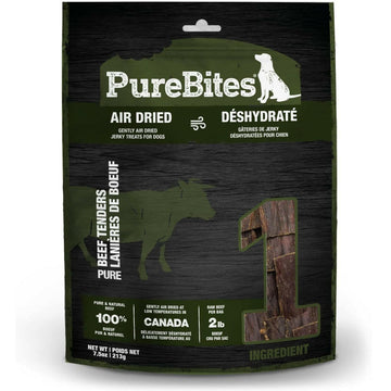 PureBites Beef Jerky Mid Size Treats For Dog (7.5 oz)