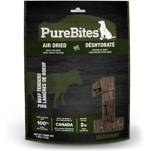 PureBites Beef Jerky Mid Size Treats For Dog (7.5 oz)