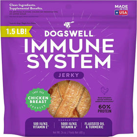 Dogswell Immunity & Defense Jerky Grain-Free Chicken Treats For Dogs (24 oz)