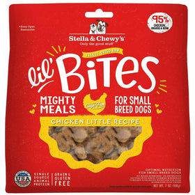 Stella & Chewy's Lil' Bites Chicken Little Recipe Small Breed Freeze-Dried Raw Food For Dog (7 oz)