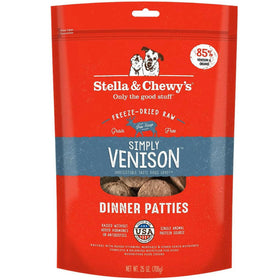Stella & Chewy's Simply Venison Dinner Patties Freeze-Dried Raw Food For Dogs (25 oz)