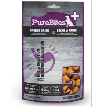 PureBites Plus Freeze Dried Gut & Digestion Treats For Dog (3 oz)