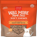 Cloud Star Wag More Bark Less Soft & Chewy with Creamy Peanut Butter Dog Treats (6 oz)