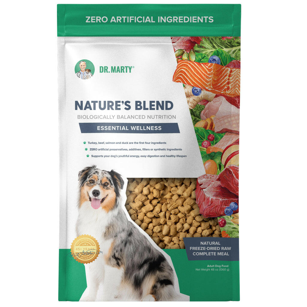 Dr. Marty Nature’s Blend Essential Wellness Freeze-Dried Raw Dog Food