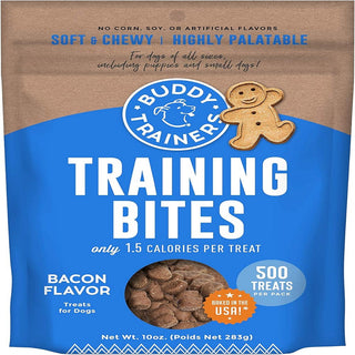 Buddy Trainers Training Bites Bacon Flavor For Dog Treats (10 oz)