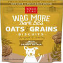 Cloud Star Wag More Bark Less Oats & Grains Peanut Butter Crunchy Dog Biscuits-9