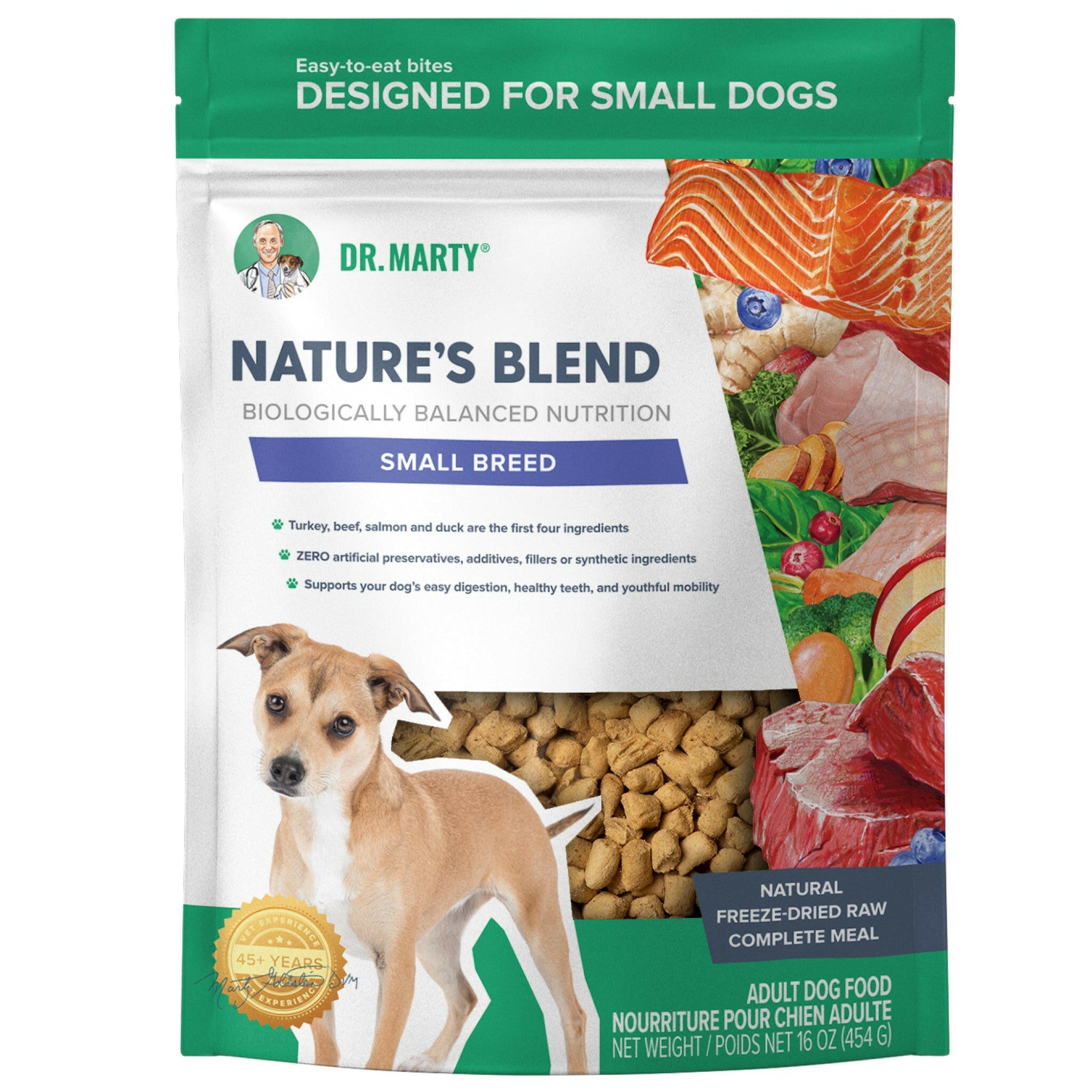 Dr. Marty Nature's Blend Small Breed Freeze Dried Raw Dog Food