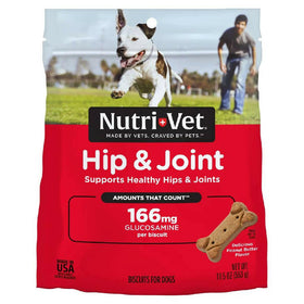 Nutri-Vet Hip & Joint Regular Strength Biscuits for Dogs (19.5 oz)