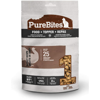 PureBites Freeze-Dried Turkey Recipe Food Topper For Cat (2.8 oz)