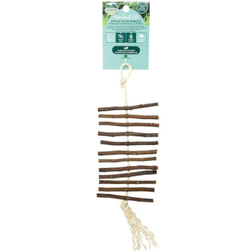 Oxbow Enriched Life Apple Stick Dangly with Sisal Treat For Small Animal