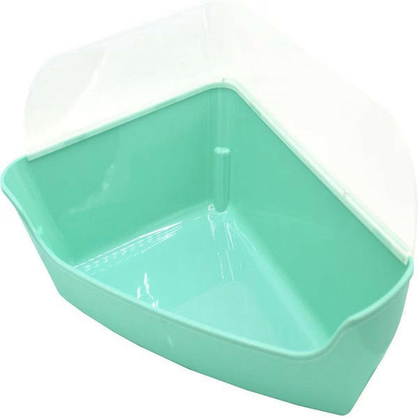 Oxbow Enriched Life Corner Litter Pan with Removable Shield For Small Animal