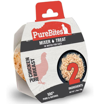 PureBites Mixers Chicken Breast in Water Food Topping For Cat (1.76 oz)