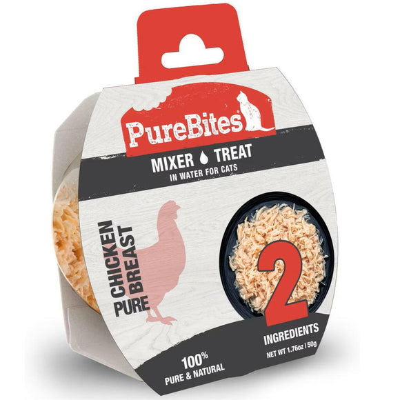 PureBites Mixers Chicken Breast in Water Food Topping For Cat (1.76 oz)